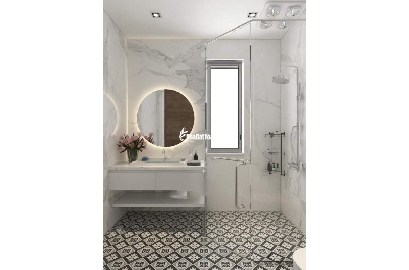 Nhà mình cho thuê nhà mới, căn góc, Thái Hà; vỉa hè 114m2* 5T- 46 Tr